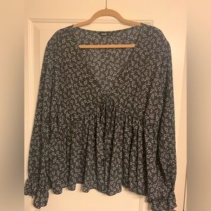 SHEIN curve floral top